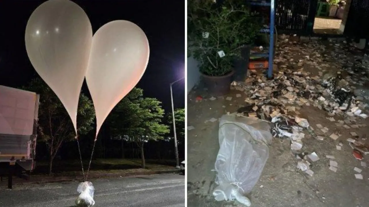 Masalah atau Cuma Bercanda 600 Balon Berisi Sampah dari Korea Utara