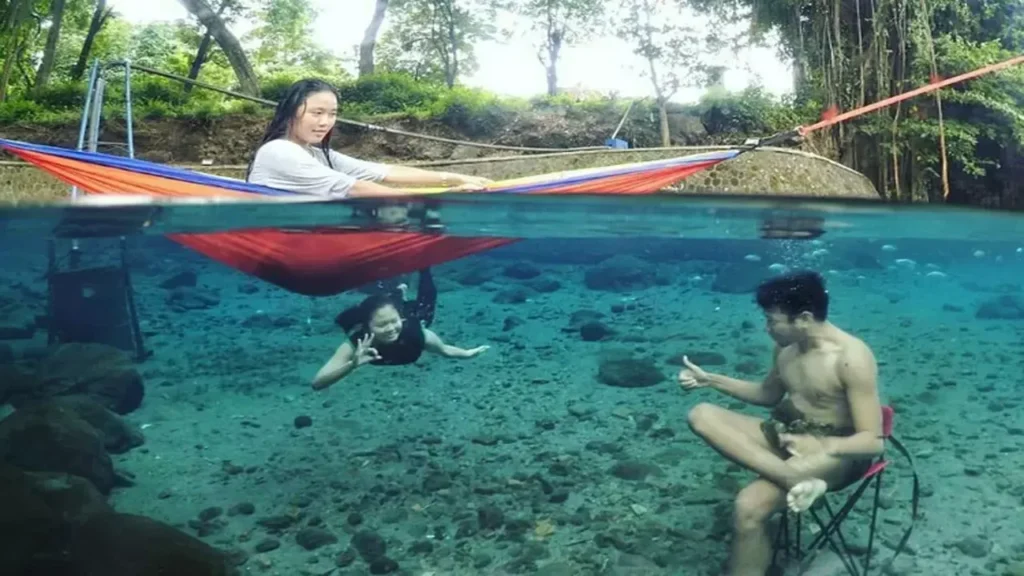 Menyegarkan di Umbul Sigedang Dengan Keindahan Air Jernih di Klaten Jawa Tengah