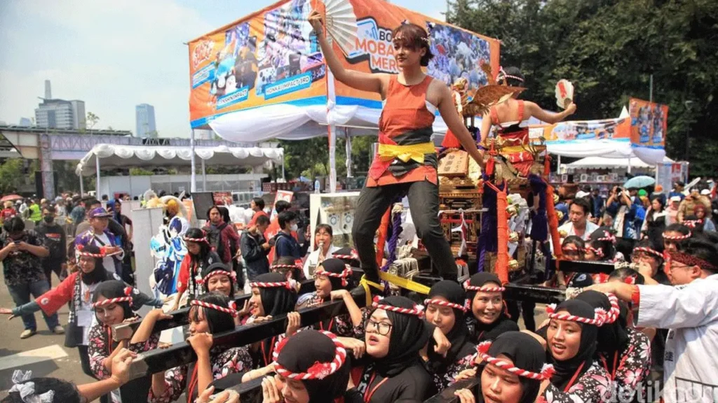 Seru Abis! Parade Omikoshi Bikin Meriah Impactnation 2024 di Istora Senayan